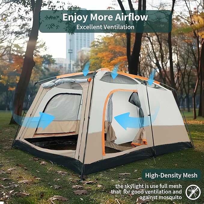 Ultralight Tent, Easy Setup, 1-2 Person Waterproof and Portable Tent for Camping Hiking Outdoor Climbing
