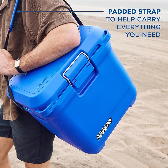 Coleman Pro 25qt Ultra-Light Premium Hard Cooler, Extra-Thick Insulation Keeps Ice up to 3 Days, 36-Can Capacity
