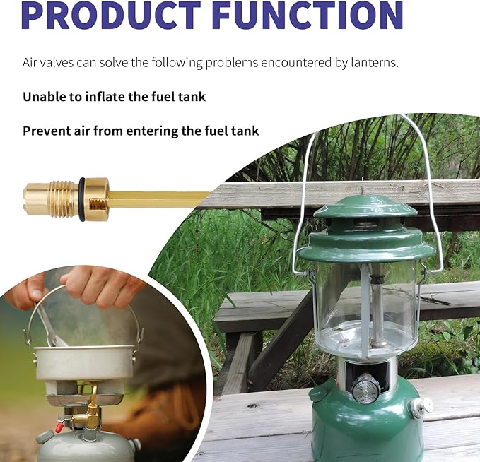 Compatible Check Valve for Coleman Lantern & Stove Parts – Replacement Valve for Fuel & Gas Lanterns, Stoves – Fits Models 295, 285, 200A195, 228D,288,639,530 & More ﻿