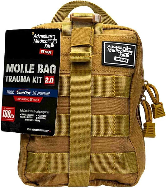 Adventure Medical Molle Bag Trauma Kit 2.0 (Khaki Bag)