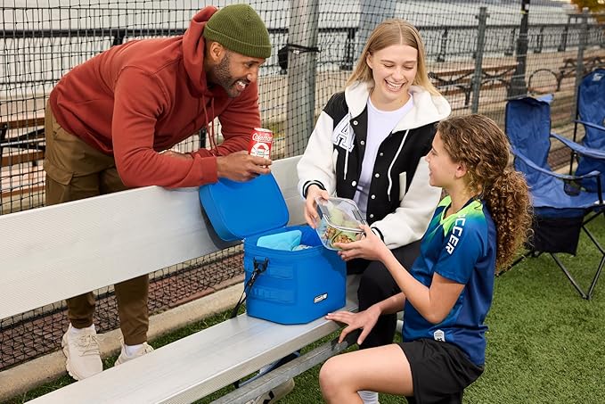 Coleman Pro 16-Can Premium Soft Cooler Lunchbox, Fully Insulated Lid & Body Stays Cold up to 30 Hours