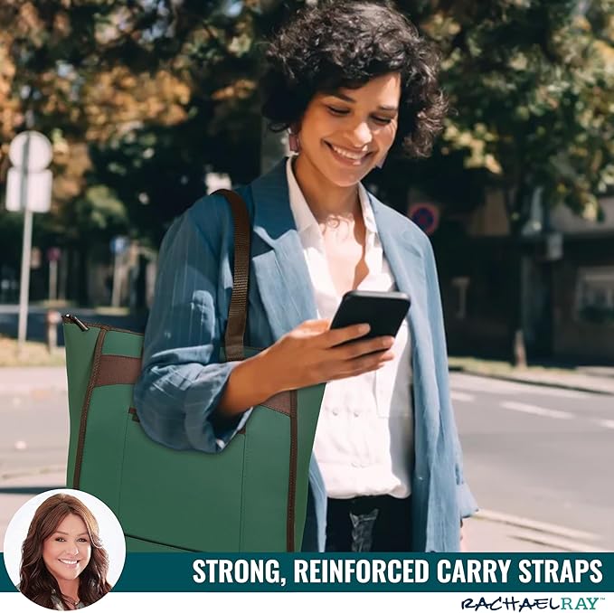 Rachael Ray Chillout Soft Sided Cooler Bag - Insulated, Leak Proof, Portable for Travel