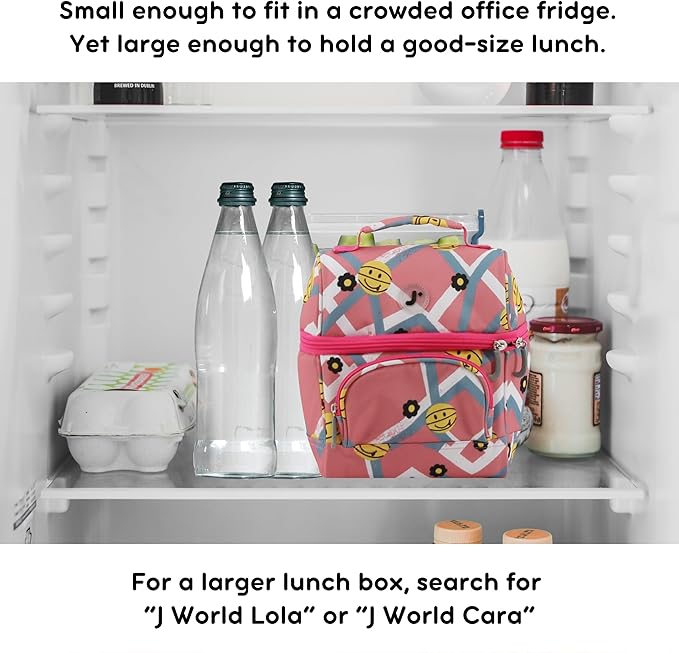 J World Corey Kids Lunch Bag. Insulated Lunch-Box for Boys Girls, Basketbally