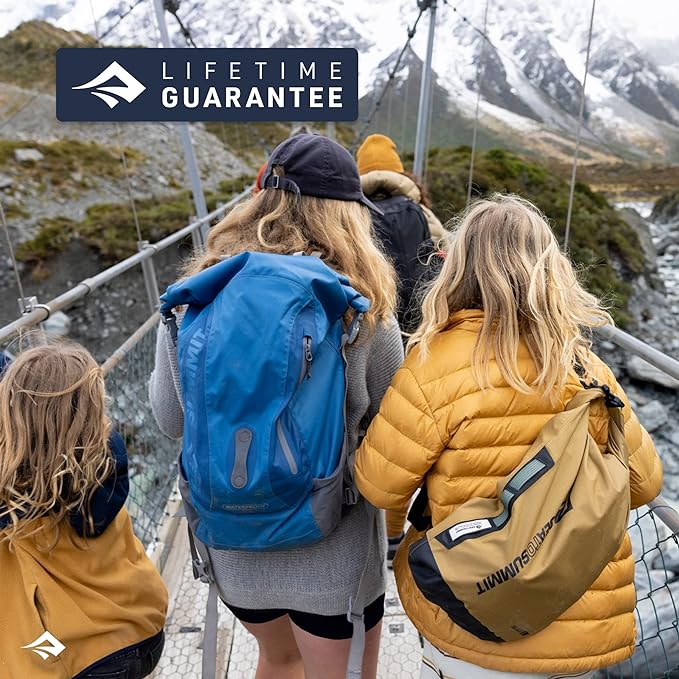 Sea to Summit Big River Dry Bag, Heavy-Duty Dry Storage, 65 Liter, Surf Blue