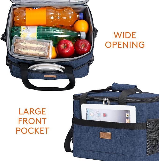Lifewit Cooler Bag 30/50/60 Cans Collapsible and Insulated Large Lunch Bag Leakproof Soft Cooler Portable Tote for Camping/BBQ/Family Outdoor Activities