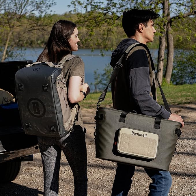 Bushnell Soft Coolers | Insulated Portable Ice Chest The Best Bag Cooler for Beach, Drinks, Beverages, Travel, Camping, Picnic, Leak-Proof with Waterproof Zipper