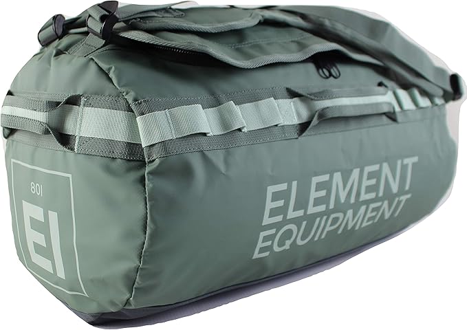 Element Equipment Trailhead Duffel Bag Shoulder Straps Waterproof Olive/Green Large