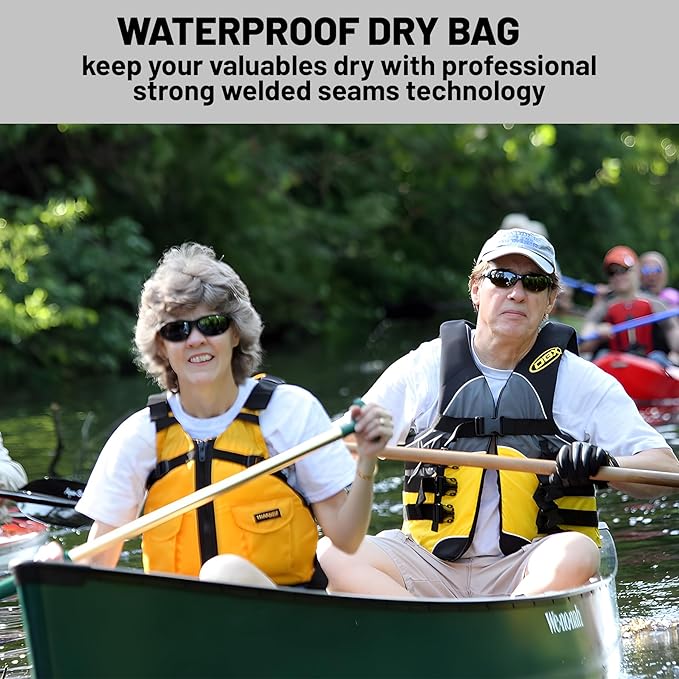 Waterproof Dry Bag,Roll Top Colorful Polka Dot Small Waterproof Backpack 5L/10L/20L Floating and Lightweight Bags for Kayaking, Boating, Fishing, Swimming and Camping with Waterproof Phone Case