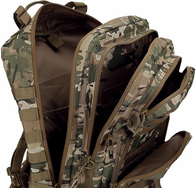 REEBOW GEAR Tactical Backpack for Men Military Tactical Bag Pack Army Molle Survival Bags Backpacks Comouflage
