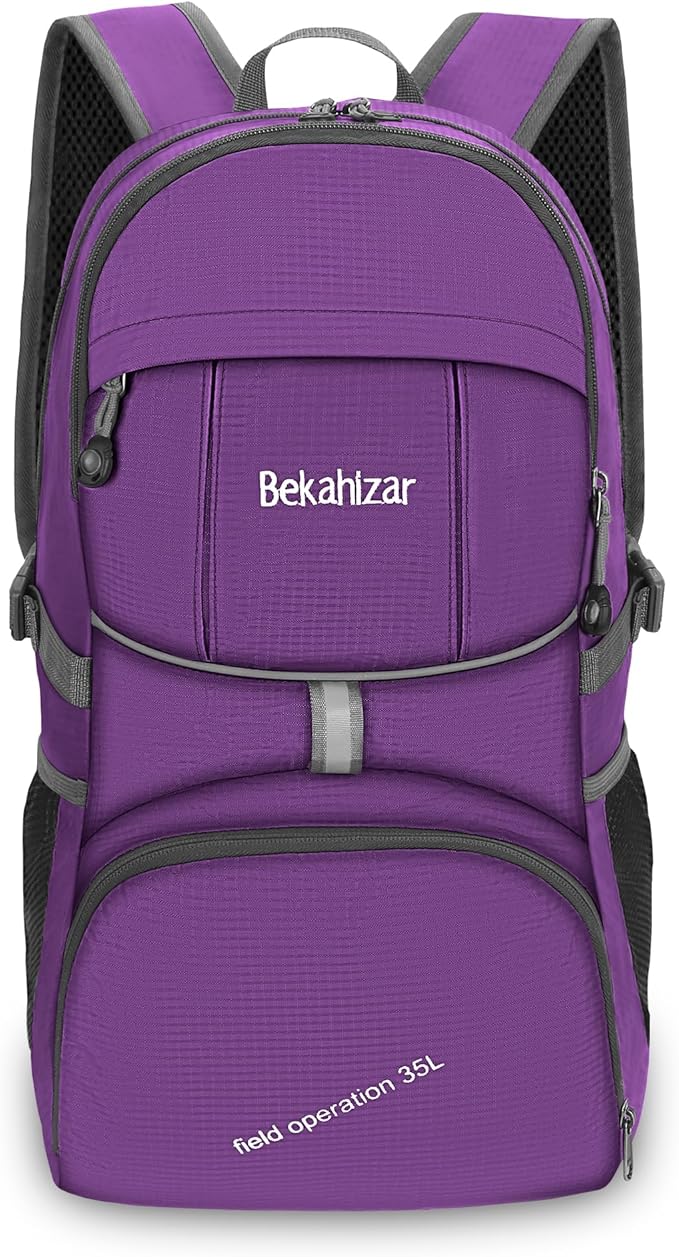 35L Lightweight Backpack Foldable Hiking Daypack Packable Travel Day Bag for Men Women Outdoor Walking Camping