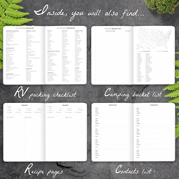 Clever Fox Camping Journal – Camper Log Book & RV Trip Planner – Outdoor Camp Journal & Adventure Travel Notebook for 12 Trips, A5 (Gray)