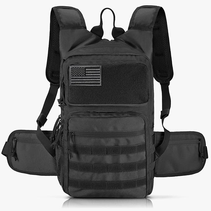 Tactical Hydration Pack Lightweight Insulation Water Backpack Molle Hydration Backpack for Hiking, Running, Cycling, Climbing, Hunting, Fishing