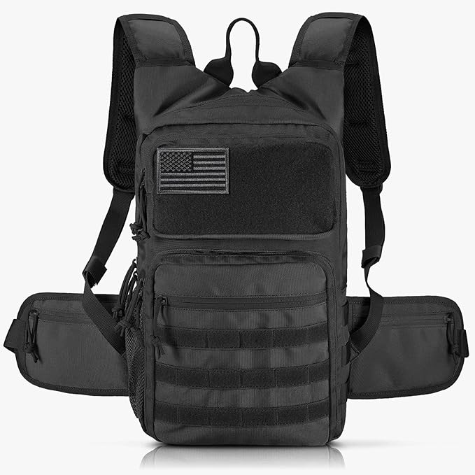 Tactical Hydration Pack Lightweight Insulation Water Backpack Molle Hydration Backpack for Hiking, Running, Cycling, Climbing, Hunting, Fishing