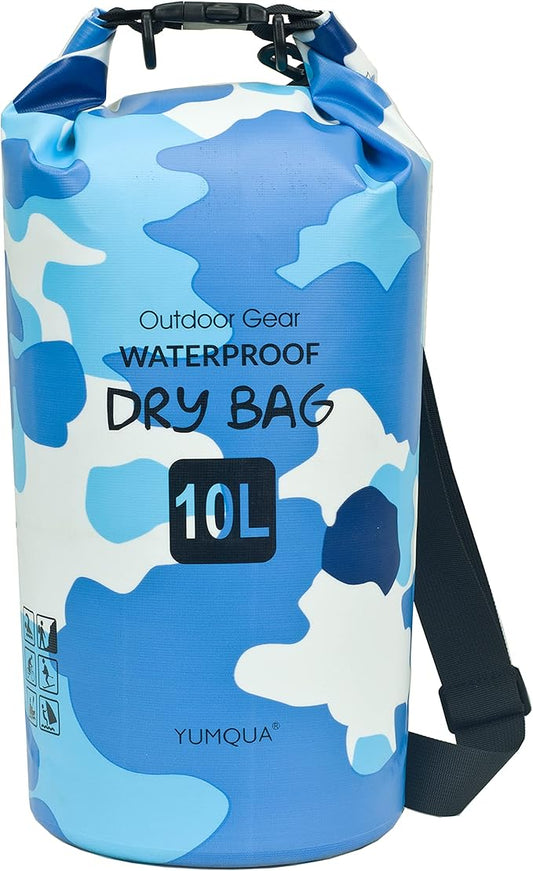 Waterproof Dry Bag Backpack 5L/10L/20L/30L/40L, Roll Top Floating Waterproof Storage Bags for Kayaking, Boating, Swimming, Hiking, Camping and Fishing