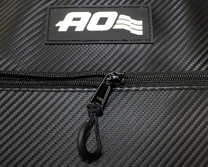 AO Coolers Stow N' Go Soft Cooler, Low-Profile, Leakproof with High-Density Insulation, Holds Ice for 24 Hours, HD Foam Bottom, Carbon Black, 18 Pack
