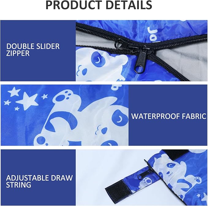 Camping Sleeping Bag for Adults Boys and Girls,Cold and Warm Weather-Summer, Spring, Fall, Lightweight, Waterproof Compact Bag for Camping Gear Equipment, Traveling, and Outdoors