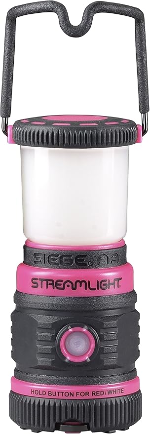 Streamlight 44944 Siege 200-Lumen Ultra-Compact Alkaline Handheld Lantern, Pink