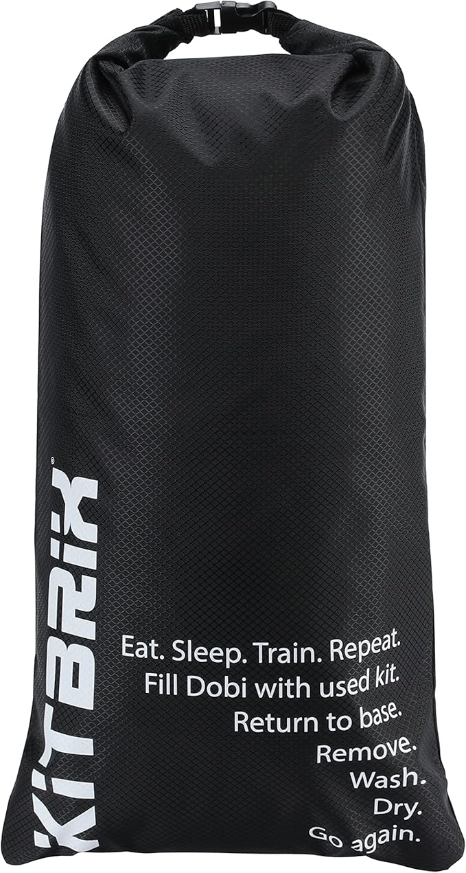 KitBrix DobiPak Drybag 12L - Keeps Wet Gear Separate - Waterproof Dry Bag for Sports, Camping & Travel - Perfect for Wetsuits, Swim Gear, Muddy Boots - Durable & Lightweight