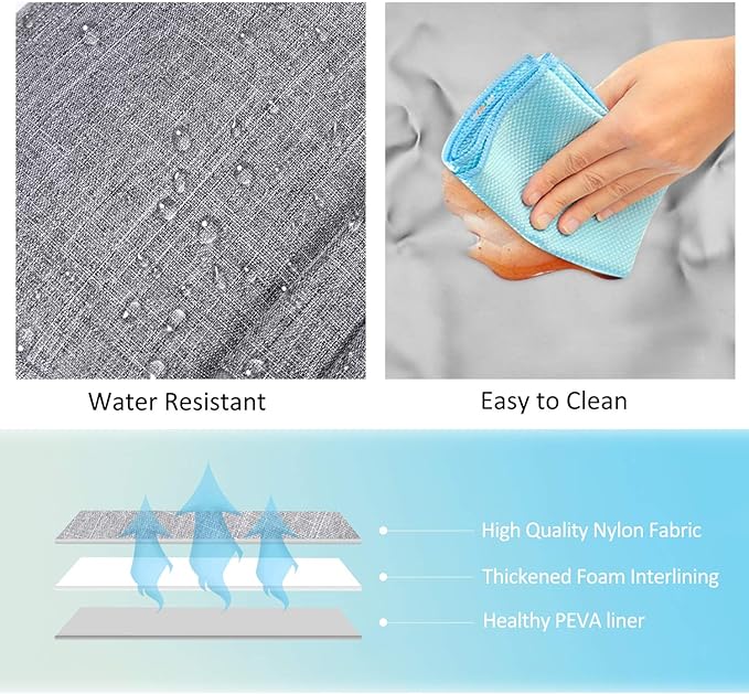 LOKASS Lunch Bag Double Deck Insulated Lunch Box Large Cooler Tote Bag with Removable Shoulder Strap Wide Open Thermal Meal Prep Lunch Organizer Box for Men/Women/Adults/Work/Outdoor, Gray