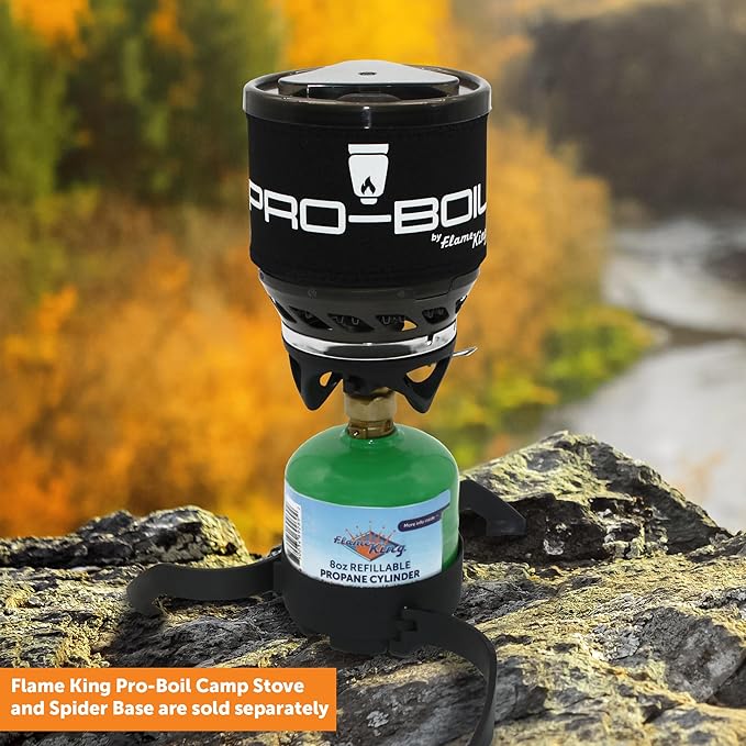 Flame King FK-0.5LB-2 (1/2LB) Refillable Empty Propane Cylinder Tank for Small Propane Lamps, Lanterns and Camp Stoves (2-pack)