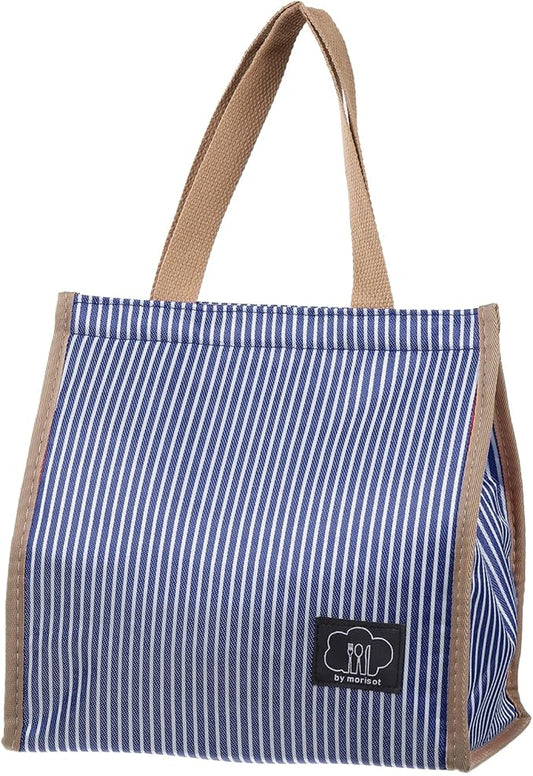 PATIKIL Insulated Lunch Bag, Oxford Cloth Waterproof Lunch Tote Bag Thermal Portable Lunch Box Food Container for Work Office Picnic Outdoor, 10.24"x6.69"x10.24", Blue