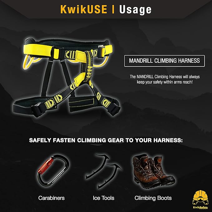 KwikSafety - Charlotte, NC - MANDRILL & CANOPY KING Climbing Harness | Half Body, Full Body | Meets EN & CE