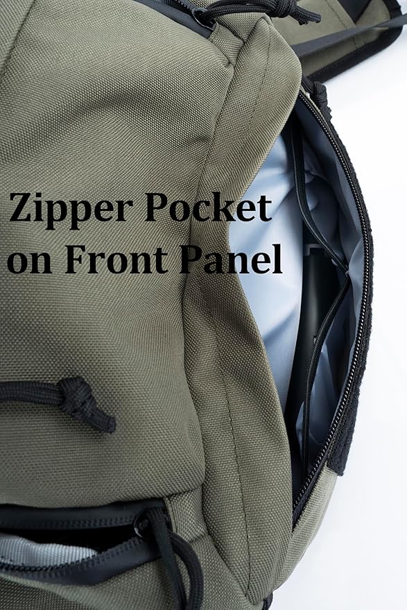 Tactical Sling Backpack Crossbody EDC Pack MOLLE Satchel Bag for Travel, Work, Camping and Hiking 8Liter