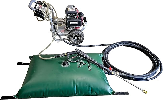 25 Gallon Food Grade Water Bladder/Tank-Includes Brass Fittings for Quick Garden Hose Connection/Camping Gear/Survival Kit/Rain Barrel Alternative/Emergency Water Storage
