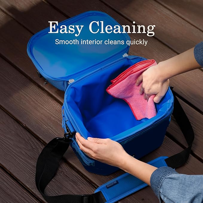 Coleman Pro 16-Can Premium Soft Cooler Lunchbox, Fully Insulated Lid & Body Stays Cold up to 30 Hours
