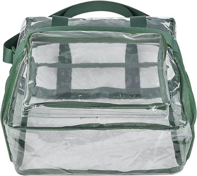 USPECLARE Clear Tote Stadium Approved, Security Travel & Gym Clear Bag for Work Sports Games Concerts