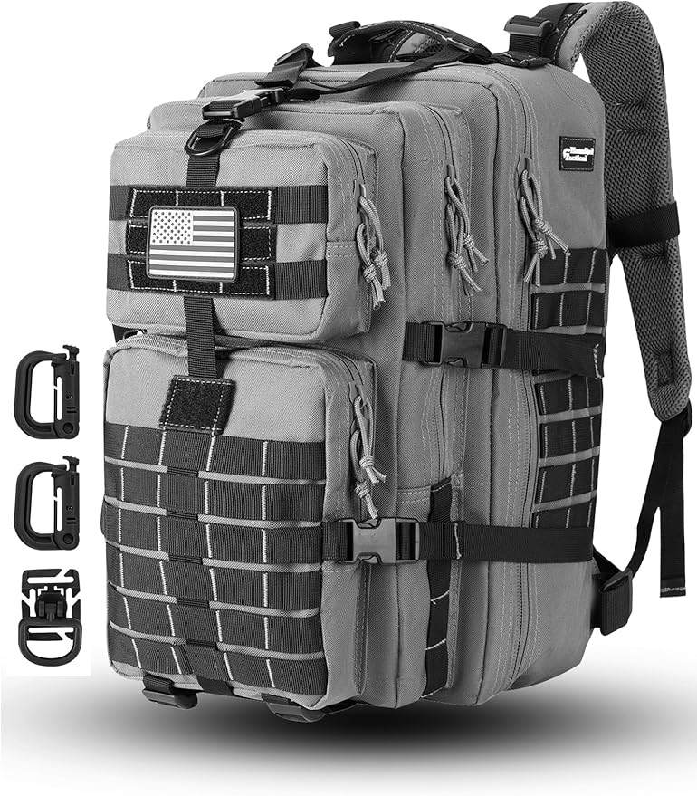 MOLLE Assault Pack, Tactical Backpack Military Army Camping Rucksack, 3-Day Pack