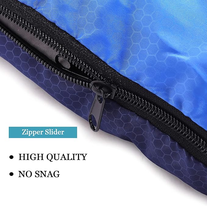 Camping Sleeping Bag for Adults Boys and Girls,Cold and Warm Weather-Summer, Spring, Fall, Lightweight, Waterproof Compact Bag for Camping Gear Equipment, Traveling, and Outdoors