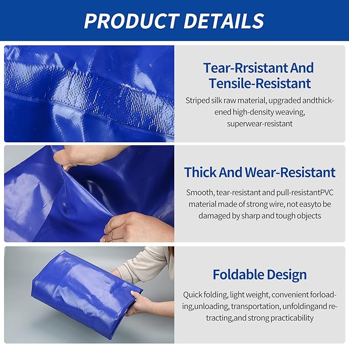 400 L/100 gal Water Bladder Storage Containers, Foldable Portable Water Tank Large Capacity Soft Water Bag, Drought Resistance, Fire Prevention, Emergency Water