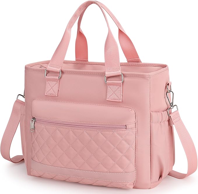 16L Large Lunch Bag for Women, Insulated Lunch Box for Women Loncheras para Mujer for Work, Leakproof, Pink