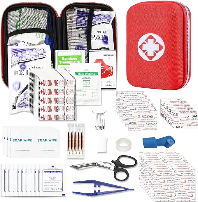First Aid Kit Home 274PCS Emergency Kit Home Supplies First Aid Kits for Car Camping Essentials for Adventures Boat Public