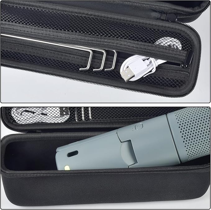 Boobowl Case Compatible with BYSOU/for AsFrost/for SupeDesk/ for Outask Camping Light Telescopic and Collapsible Night Mobile Lighting Battery, Outdoor Camping Lantern Bag (Box Only) (Black)