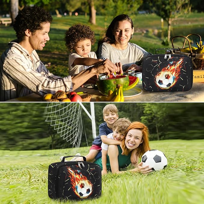 LOIDOU Lunch Box Kids Boys Girls Insulated Lunch Bag Thermal Meal Tote Women Reusable Lunch Pail Bags for School Travel