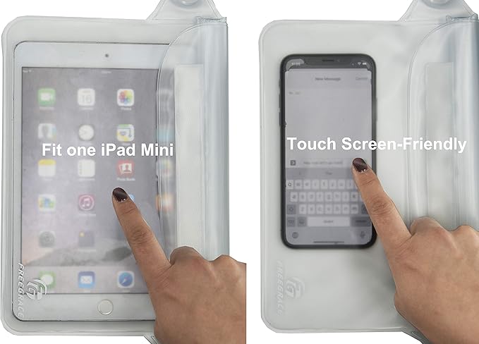 Waterproof Pouches with Waist Strap / Pouch Case Bundle Set- Keep Your Phone & Valuables Dry and Safe - Waterproof Dry Bags for Boating Swimming Snorkeling Kayaking Beach Water Parks Pool