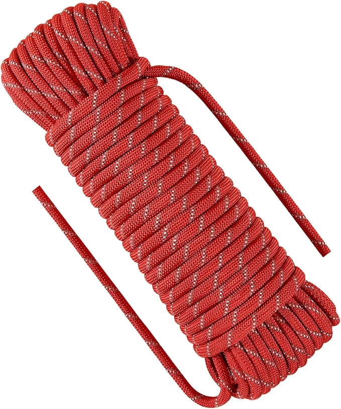 Multi-Purpose Climbing Rope - 8/10/12mm x 5/10/20/30m, Ideal for Rappelling, Boating, Tree Swing, and Sailing