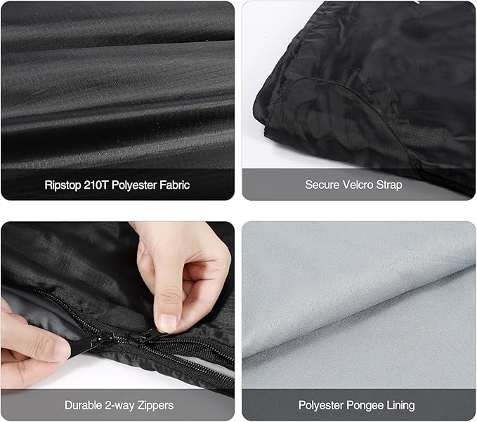 REDCAMP Ultra Lightweight Sleeping Bag for Backpacking, Comfort for Adults Warm Weather, with Compression Sack