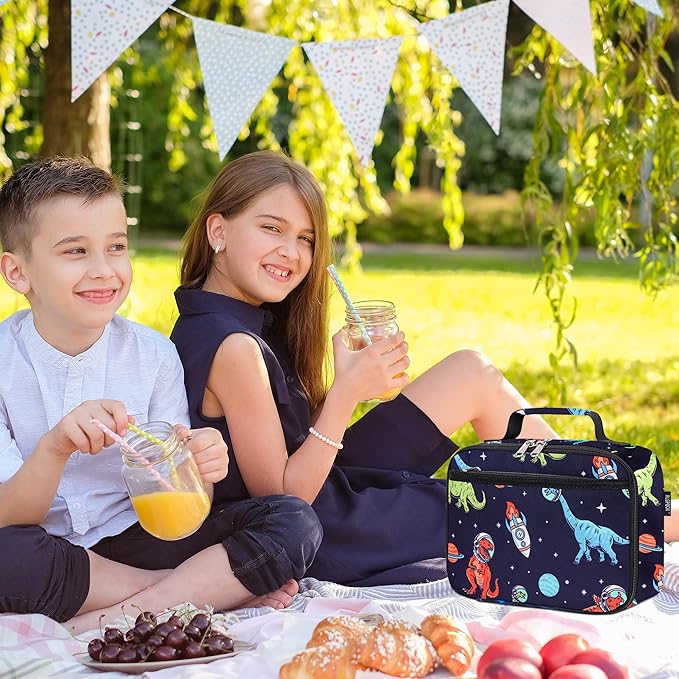 RLGPBON Kids Lunch Bag,Insulated Lunch Box for Girls Boys,Lunch Bag Toddler Teen,School Daycare Cute Travel bags