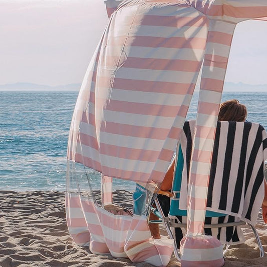 AMMSUN Beach Cabana Sidewall, Additional Privacy Sunwall for AMMSUN 6.2'×6.2' Beach Cabana, Easy Set Up and Take Down