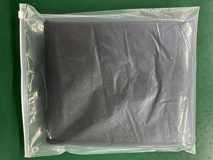 FLASLD Hearth Rugs for Fireplaces Fire Resistant, 24 X 42 inches Gas Grill Splatter Mat, Fireproof Heat Resistant Non Stick BBQ Patio Protector, Floor Protective Rug, Black