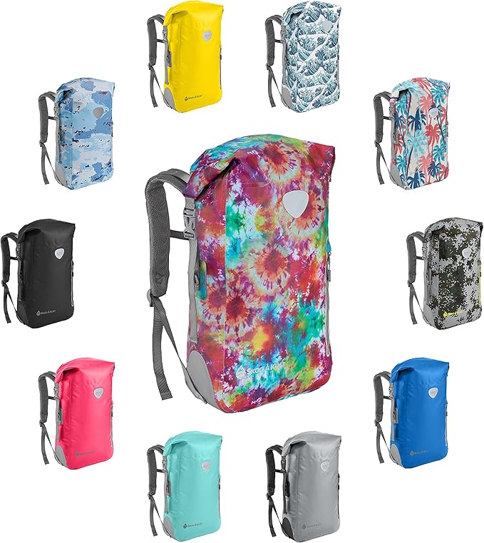 Skog Å Kust BackSak Heavy Duty Waterproof Backpack - Gear Bag for Sports, Travel, & More - 25 & 35 Liter Sizes