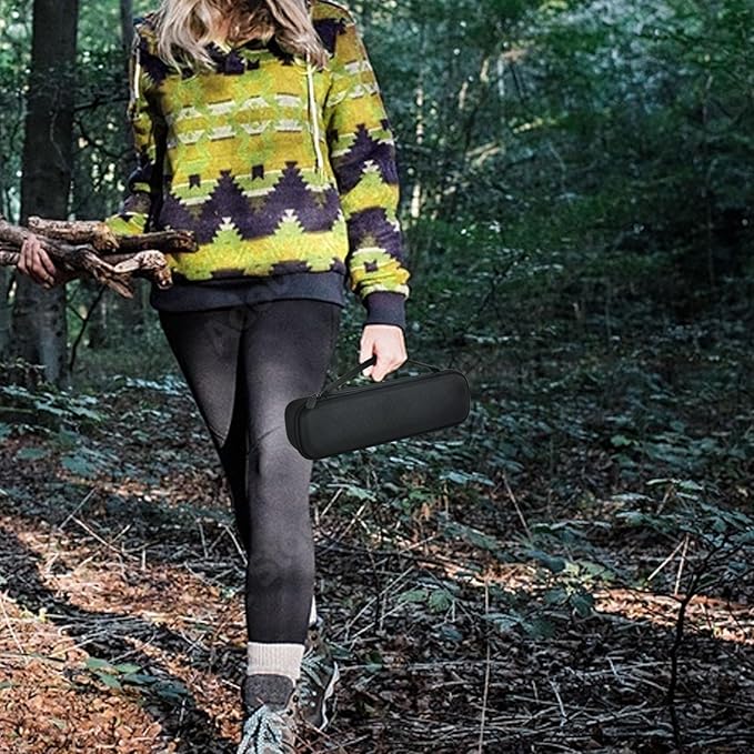 Boobowl Case Compatible with BYSOU/for AsFrost/for SupeDesk/ for Outask Camping Light Telescopic and Collapsible Night Mobile Lighting Battery, Outdoor Camping Lantern Bag (Box Only) (Black)