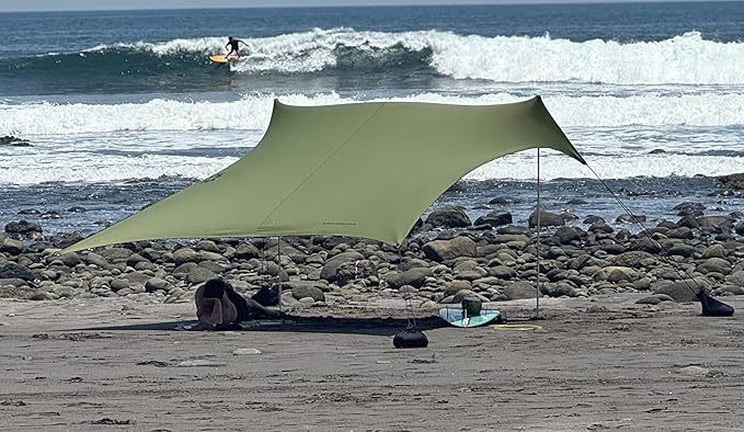 Neso Tents Grande Beach Tent, 7ft Tall, 9 x 9ft, Reinforced Corners and Cooler Pocket