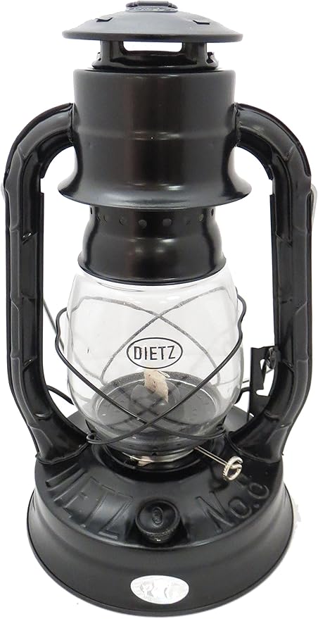 Dietz #8 Air Pilot Oil Burning Lantern (Black)