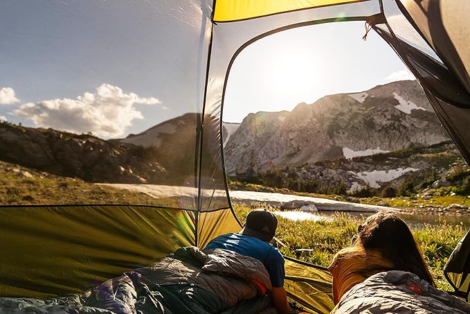 Kelty Cosmic Synthetic Fill 40 Degree Backpacking Sleeping Bag with Compression Straps, Compact and Lightweight, 2022