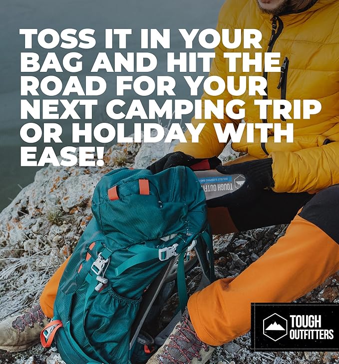 Sleeping Bag Liner - Adult Sleep Sack & Travel Sheets for Hotel - Travel Sleep Sack, Camping Sleeping Bag Liners for Cold Weather