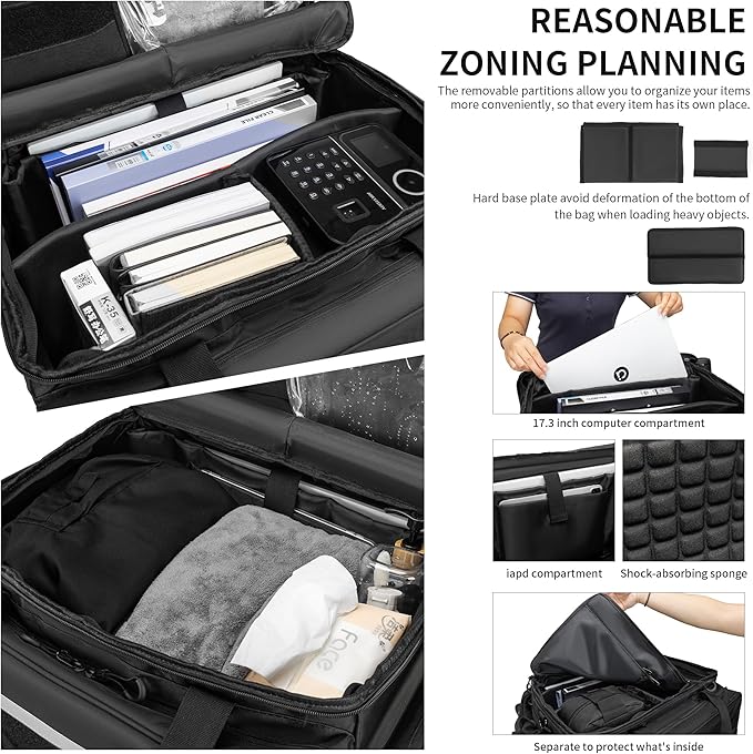 Patrol Bag Law Enforcement, Car Organizer for Vehicle, Police Officer Duty Gear Backpack with Multiple Functional Storage Space